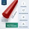 diconfa Rigid PVC Round Rod, Red, 25 mm x 790 mm view 2