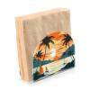 Palm Sunset Napkin Holder, Acrylic, 1 Pack view 2