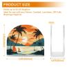 Palm Sunset Napkin Holder, Acrylic, 1 Pack view 3