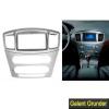 QKFTCSDW Double-DIN Car Radio Fascia Compatible with Mitsubishi Galant 2004–2010, Grunder 2007+, Stereo Player Dashboard Panel view 4