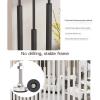 Room Divider Fence, Metal Iron, Round, with Base and Top Pieces, for Laundry Room/Balcony/Stairwell/Entrance, Privacy Screen, Pink, 170 cm High view 4