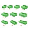 RUAJOGYNVM 5-Pair 15EDG/KF2EDG PCB Screw Terminal Blocks, 3.5 mm, Right Angle, 5-Pin view 2