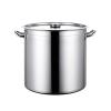 WJFTODAY Stainless Steel Stockpot with Lid, Large Soup Pot, 5 Sizes, Silver view 1
