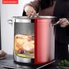 WJFTODAY Stainless Steel Stockpot with Lid, Large Soup Pot, 5 Sizes, Silver view 4