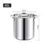 WJFTODAY Stainless Steel Stockpot with Lid view 2