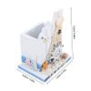 CAXUSD Nautical Wooden Pen Holder for Desk and Office view 2