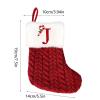 Embroidered Christmas Stocking with Letter Z, 19 x 14 cm view 4