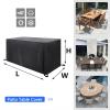 HYFBH Waterproof Patio Furniture Cover, 160 x 160 x 125 cm view 4