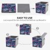 LFDSPYJE Foldable Storage Bins, 6-Pack, Scribble and Drawing Pattern view 4