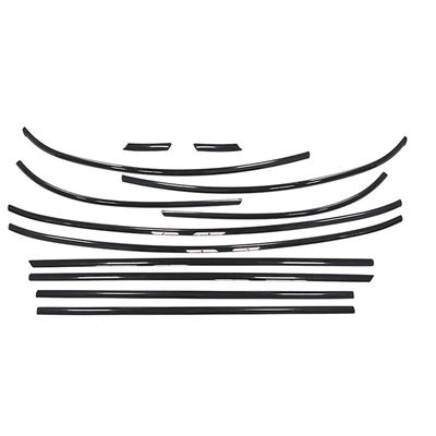 Exterior Window Weatherstripping for Mini Cooper R60 2010–2016, Chrome-Black Side Molding