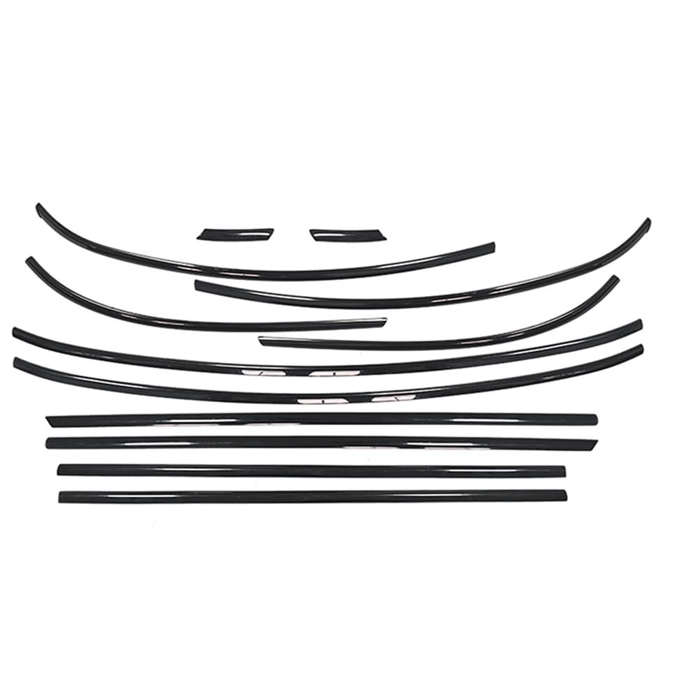 Exterior Window Weatherstripping for Mini Cooper R60 2010–2016, Chrome-Black Side Molding