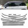 Exterior Window Weatherstripping for Mini Cooper R60 2010–2016, Chrome-Black Side Molding view 2