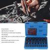 ANKROYU 25-Piece Screw Extractor Set, Durable Cr-Mo Steel Tool for Removing Broken Screws, with Storage Box view 2