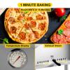 12" Portable Wood-Fired Stainless Steel Pizza Oven for Outdoor Cooking view 4