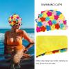 Medifier Vintage Floral Swim Cap with Rhinestone Accents for Women and Girls view 2