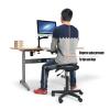 Height-Adjustable Saddle Rolling Stool for Dental, Medical, Hospital, Laboratory, Salon, Office, and Home Use view 3