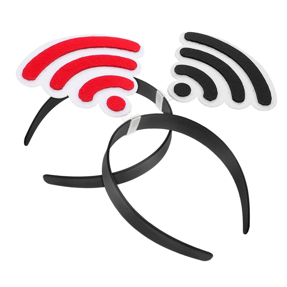 Alasum WiFi Fabric Headbands, 2-Pack, Party Headwear