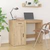 Brombel Desk with Cabinet, Sonoma Oak, Engineered Wood view 3