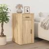 Brombel Desk with Cabinet, Sonoma Oak, Engineered Wood view 4