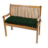 TexDeko Outdoor Garden Bench Cushion 140 x 50 x 8 cm, Dark Green view 1