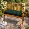 TexDeko Outdoor Garden Bench Cushion 140 x 50 x 8 cm, Dark Green view 3