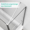 Striped Bathtub Shower Screen, 120 x 70 x 140 cm, 3-Piece, 6 mm Tempered Safety Glass view 4