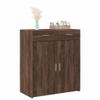 Lauuoeriau Sideboard, Brown Oak, 80 x 42.5 x 93 cm, Engineered Wood view 3