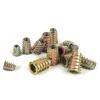 PAXLBF M6 Threaded Insert Nuts for Wood, 50 Pieces view 1