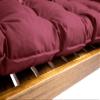 TexDeko Outdoor Garden Bench Cushion 110 x 50 x 8 cm, Bordeaux view 2