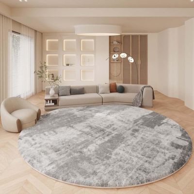 Modern Round Area Rug for Living Room, Bedroom or Kids’ Room, 80 cm