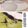Modern Round Area Rug for Living Room, Bedroom or Kids’ Room, 80 cm view 4