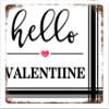 Valentine's Day Pillowcase, Decoration, Personalized Sign, Name Plaque, Relief-Carved Letters, Solid, Beautiful Easter Horror, 14 x 20 cm view 1