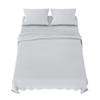 Dreamzie 4-Piece Bedding Set 150 x 200 cm, Microfiber, Light Gray view 1