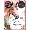 Celebr8te 12 Horse Glitter Invitations for Girls' Birthday Parties view 1