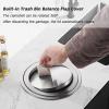 Stainless Steel Countertop Trash Can Lid with Swing Flap view 3