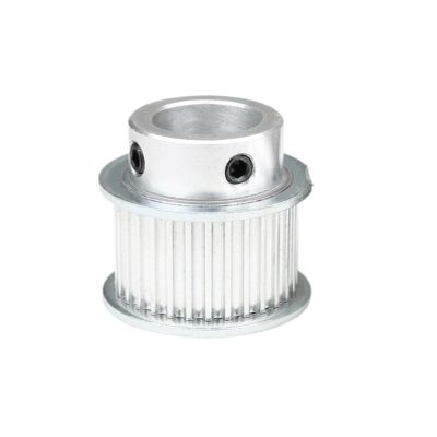 30T Curvilinear-Tooth Timing Pulley for 3-Mode Rubber Belts, 5/6/6.35/8/10/12/14/15/16/17 mm Bore, 15 mm Width