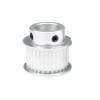 30T Curvilinear-Tooth Timing Pulley for 3-Mode Rubber Belts, 5/6/6.35/8/10/12/14/15/16/17 mm Bore, 15 mm Width view 1