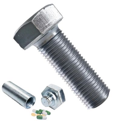Fake Screw Storage Box for Concealed Storage