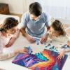 Puzzle for Adults and Children, 1,000 Pieces, Colorful Mountain Scenery, Wooden Puzzle, 75 x 50 cm view 3