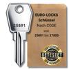 Replacement Key for Euro-Locks, Code 26442 (25001–27000) view 1