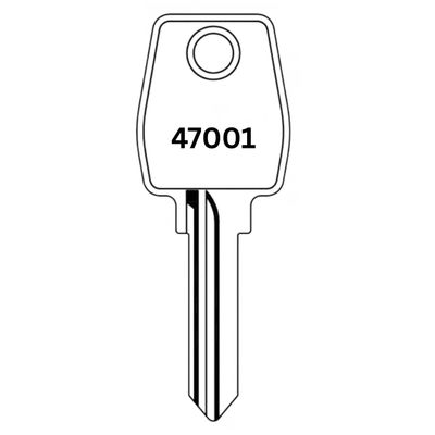 bayesen Replacement Key for Euro-Locks, Code 47898
