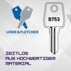 Replacement Key for Euro-Locks (B001–B1000) – Key B980 view 4