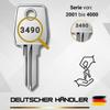 bayesen Replacement Key for Euro-Locks, Code 2187 view 2