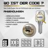 bayesen Replacement Key for Euro-Locks, Code 3317 view 4
