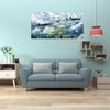 Diamond Painting Home Decor Gift, 5D DIY Full-Drill Kit, Mountains and Cities, Square Drills, 90 x 45 cm view 3
