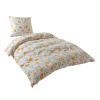 Traumschlaf Microfiber All-Season Duvet Cover Set, Floral Yellow Design, 240 x 220 cm + 2 Pillowcases 80 x 80 cm view 1