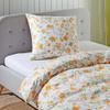 Traumschlaf Microfiber All-Season Duvet Cover Set, Floral Yellow Design, 240 x 220 cm + 2 Pillowcases 80 x 80 cm view 3