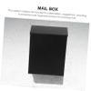 Decorative Iron Wall-Mounted Mailbox with Lock for Office and Reception view 4