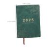 2025 Daily Planner, PU and Paper, Green view 2
