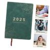 2025 Daily Planner, PU and Paper, Green view 3